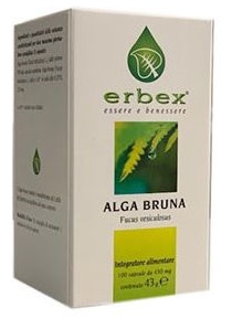 Erbex Alga Bruna 100 Capsule Per Metabolismo E Controllo Peso 100 Capsule Da 430Mg - Immagine 3