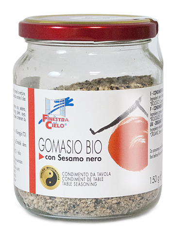 GOMASIO C/SESAMO NERO 150G (I6D/