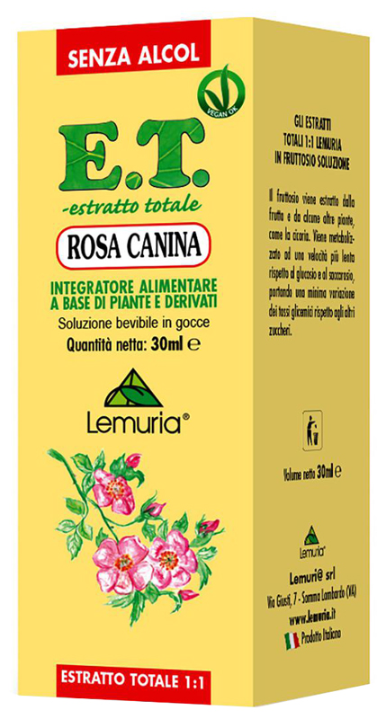 ET ESTRATTO TOTALE ROSA CANINA 30 ML SENZA ALCOL