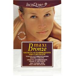 Incarose Maxi Bronze Salvietta Autoabbronzante Viso E Décolleté Per Abbronzatura Naturale Salvietta Monouso - Immagine 4