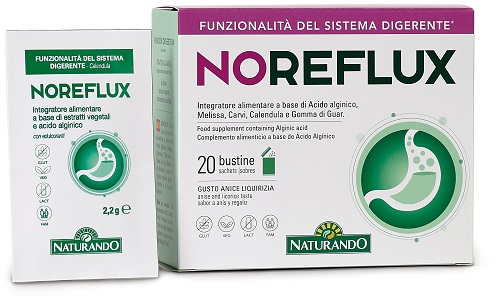 Naturando Noreflux Integratore Per Reflusso 20 Bustine - Immagine 5
