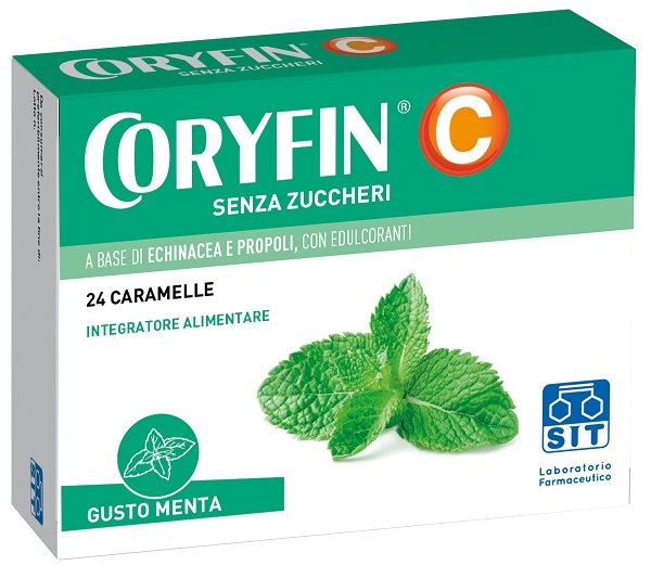CORYFIN C senza zucchero MENTOLO 48 gr