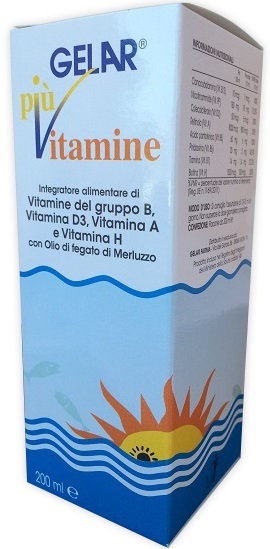 GELAR PIU' VITAMINE SCIROP 200ML