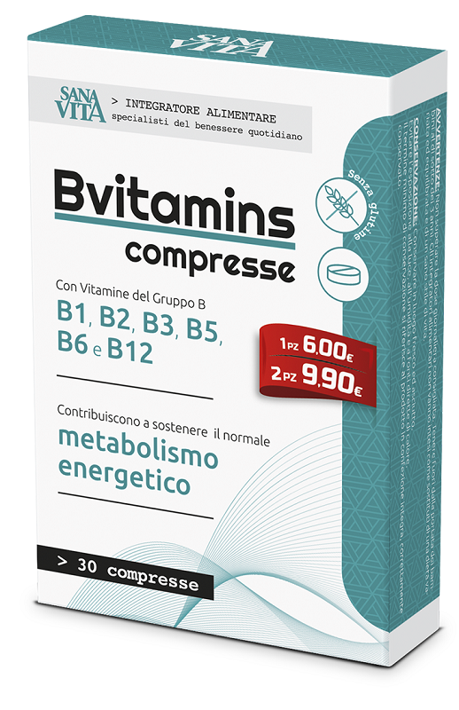 SANAVITA B-VITAMINS 30CPR - Immagine 4