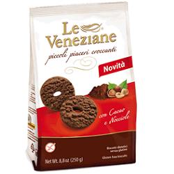 Le Veneziane Biscotti Cacao/Nocciola 250 G - Immagine 4