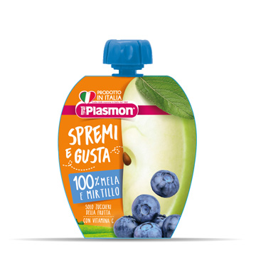 Plasmon Spremi E Gusta Mela E Mirtillo Per L'infanzia, 100Ml - Immagine 6