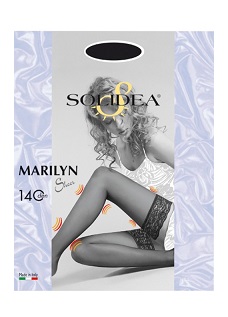 Solidea Marilyn 140 Sheer Calza Autoreggente Preventiva Fumo Taglia 2 (M) - Immagine 4