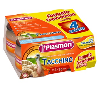 Plasmon Omogeneizzato Tacchino 4X80 G Pappa Bambino - Immagine 7
