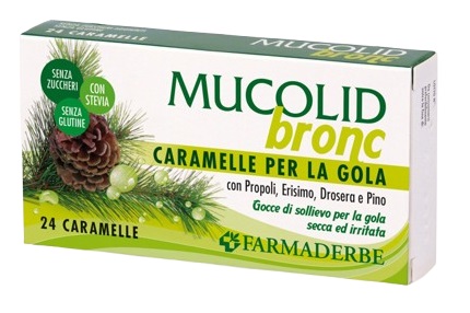 Farmaderbe Mucolid Mucolid Bronc 24 Caramelle - Immagine 8
