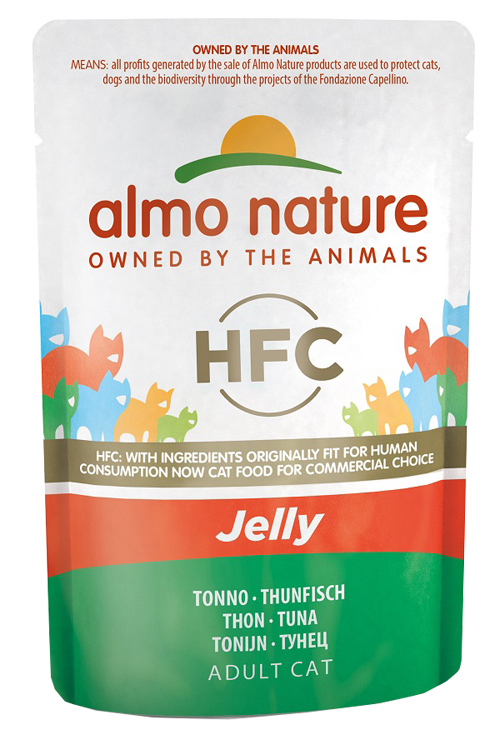 ALMO CAT JELLY 55 GR TONNO