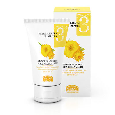 Helan Verde Maschera Scrub Argilla Per Pelle Grassa - Immagine 3