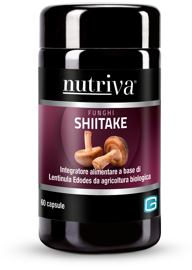 NUTRIVA SHITAKE 60CPS VEG