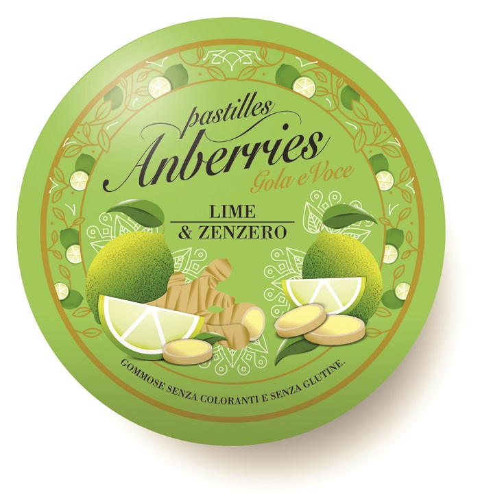 ANBERRIES LIME & ZENZERO