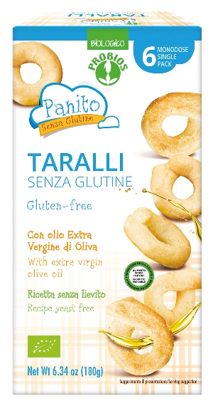 PROBIOS TARALLI PANITO 180GR S/G
