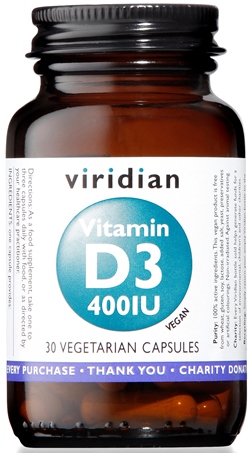 VITAMIN D3 400IU 30CPS VEG