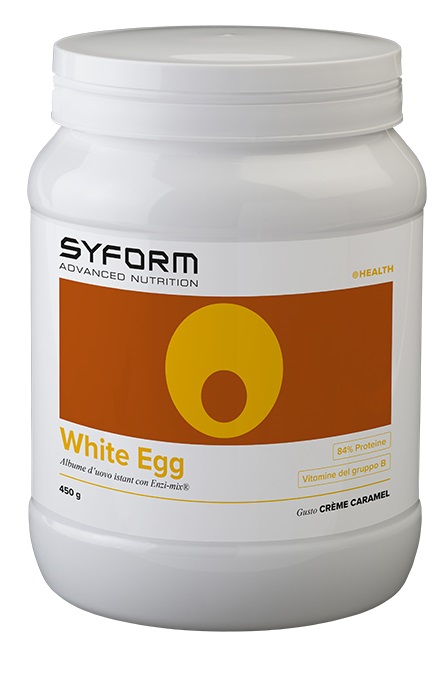 White Egg Integratore In Polvere Al Gusto Di Creme Caramel 450 G G Per Soluzione Orale - Immagine 4