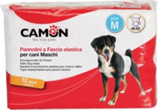 PANNOLINO FASCIA per cani maschi taglia MEDIA