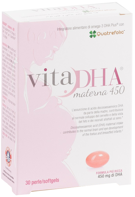 Uga Nutraceuticals Vitadha Materna 450 Integratore Per Gravidanza 30 Capsule Molli - Immagine 5