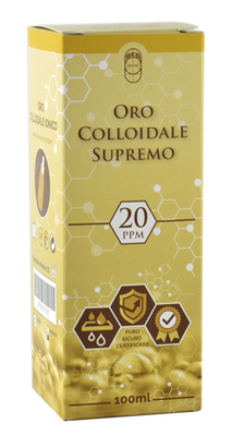 Oro Colloidale Supremo 20ppm - Dispositivo Medico per Uso Interno ed Esterno 100 ml - Immagine 3