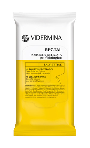 VIDERMINA RECTAL SALVIETTE 15PZ