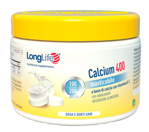 Longlife Calcium 400 Latte 100 Compresse - Immagine 3