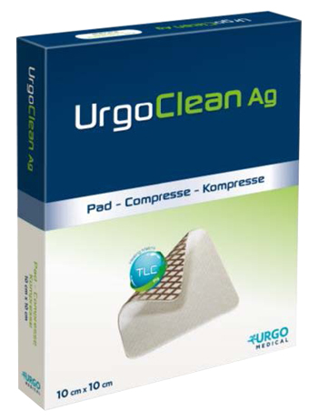 URGOCLEAN AG/SILV 10X10CM 5PZ