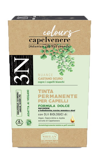 Helan Capelvenere Tinta Permanente Nuance 3N Castano Scuro 50+75+8+8+10 Ml Tintura - Immagine 5