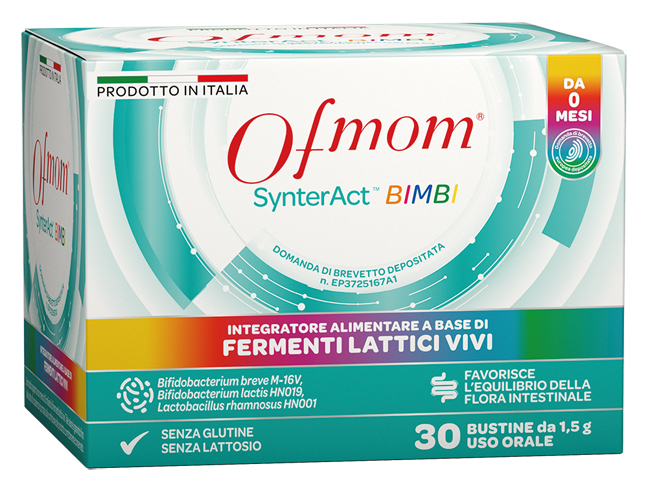 Ofmom Srl Integratore Of Mom Synter Act Bimbi Probiotici, 30 Stick - Immagine 3
