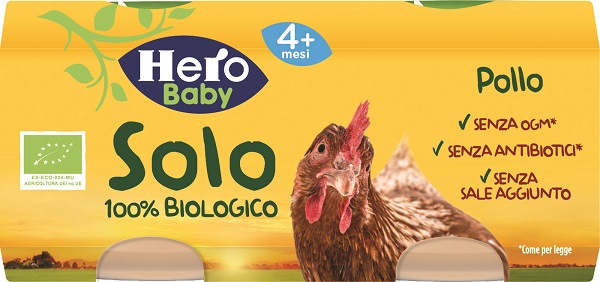 Hero Baby – Hero Baby Omogeneizzato Pollo Bio 2x80g
