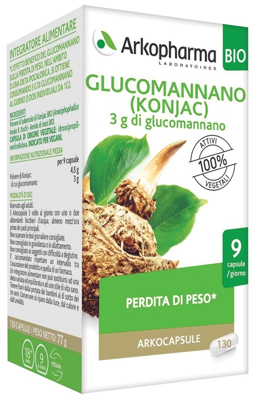 ARKO CAPSULE GLUCOMANNANO BIO 130 CAPSULE