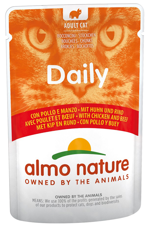 ALMO CAT DAILY MENU 70 GR POLL