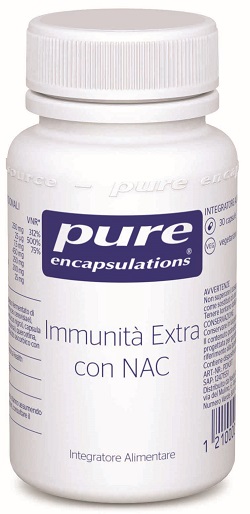 Pure Encapsulations Immunità Extra con NAC 30 capsule - Integratore per le difese immunitarie - Immagine 3