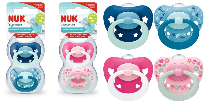 NUK SUCC SIGNATURE SIL 18-36 2P