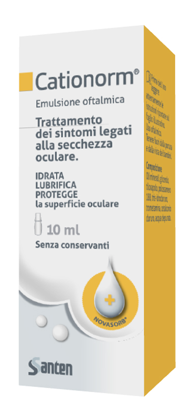 Medifarm Cationorm Multi Gocce Oculari Per Secchezza Degli Occhi, 10Ml - Immagine 3