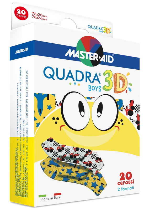 QUADRA-CER 3D BOYS 20PZ ASSORT