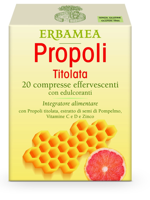 Erbamea Propoli Titolata Integratore Per Rinforzare Sistema Immunitario 20 Compresse - Immagine 4