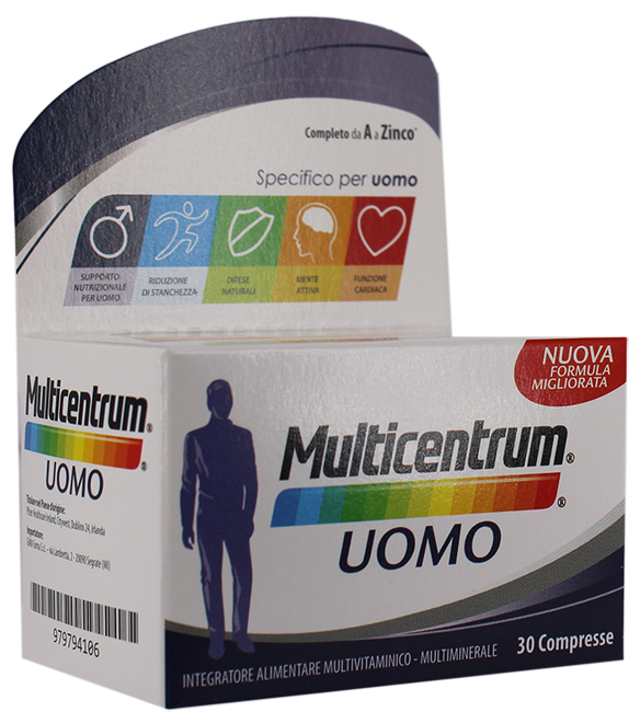 MULTICENTRUM UOMO 30 COMPRESSE