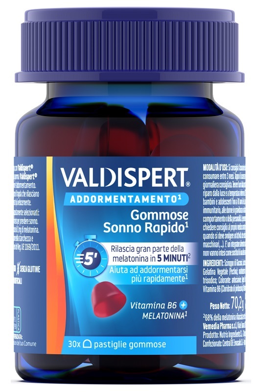 VALDISPERT NATURAL&SLEEP 30 PASTIGLIE GOMMOSE