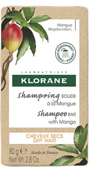 Klorane Shampoo Solido al Mango - Shampoo nutriente per capelli secchi - 80 g - Immagine 7