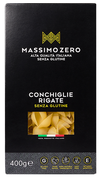 MASSIMO ZERO conchiglie rigate - pasta senza glutine 400 G - Immagine 3