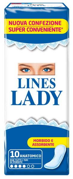 LINES LADY ANATOMICO 10PZ 4GTT(D