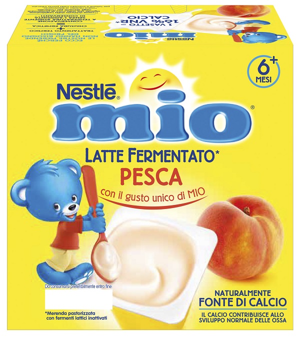 NESTLE Mio - merenda al latte fermentato con pesca 4x100 g - Immagine 6