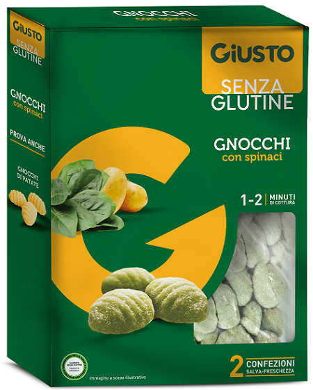 GNOCCHI C/SPINACI S/GL 2X250GR G