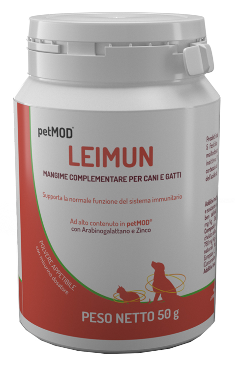 Prosol Petmod Leimun Integratore Veterinario Per Difese Immunitarie Di Cani E Gatti 50 G - Immagine 4