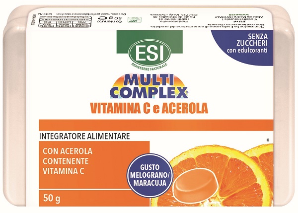 Esi Vitamina C E Acerola Caramelle Gusto Melograno Maracuja 50 Gr - Immagine 8
