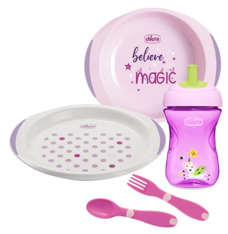 Chicco – Set Pappa 12m+ Rosa Chicco