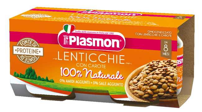 Plasmon – Plasmon Omogeneizzato Lenticchie 2x80g.
