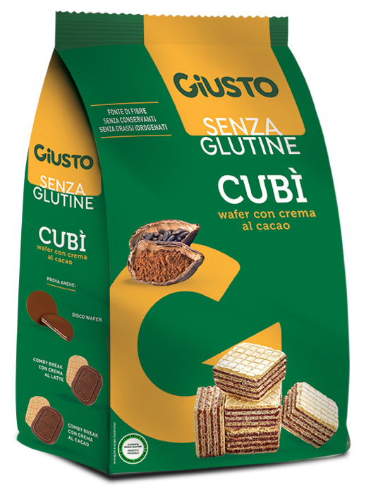 GIUSTO S/G CUBI' WAFER CAC250G