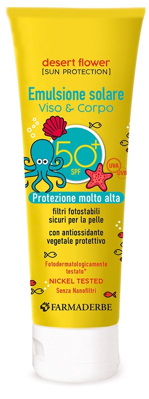 Farmaderbe Desert Flower Emulsione Solare Per Protezione Solare 125Ml - Immagine 3