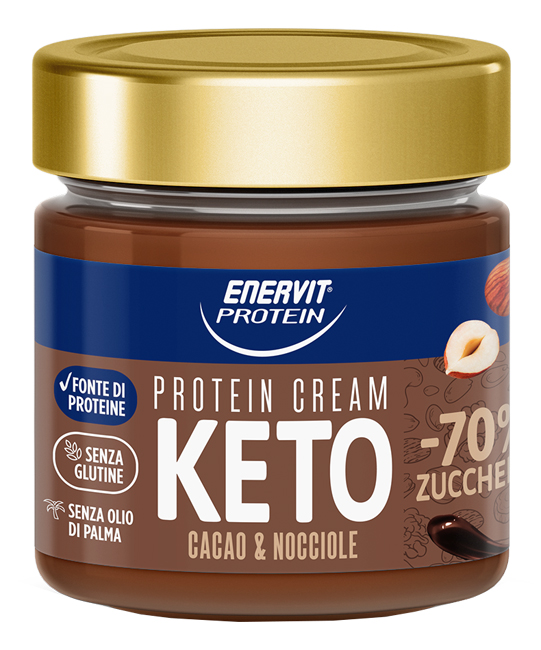 ENERVIT Protein Keto - Crema proteica Cacao e Nocciole 180 g - Immagine 6